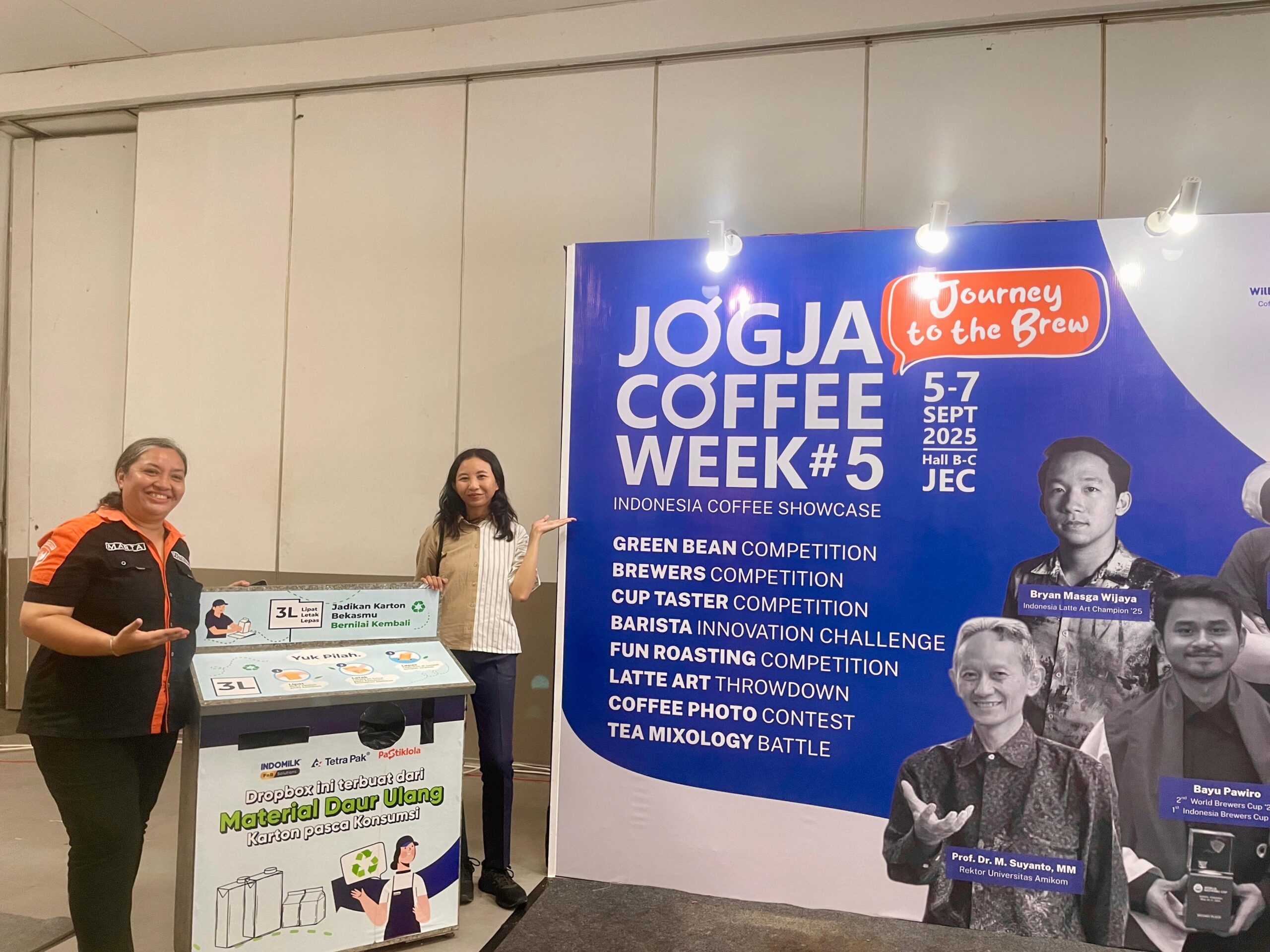 Pastiklola Hadirkan Dropbox Daur Ulang di Jogja Coffee Week 2025